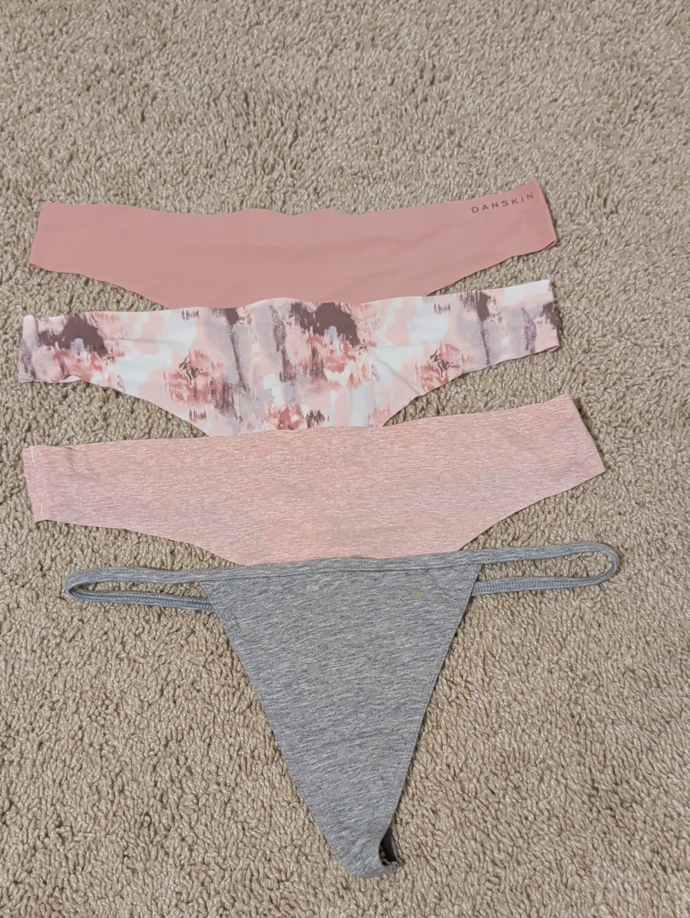 Danskin/Victorias Secret Thong Set - 4 Pairs